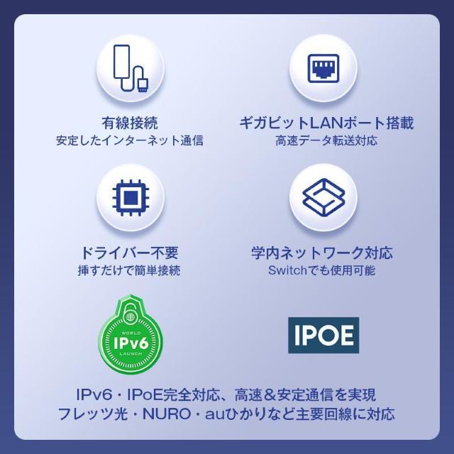 USB3.0 有線LAN 変換 アダプター ギガビット IPoE IPv6 対応 RJ45 1000Mbps 高速通信 Wi-Fi < インテリア/ライフ  USB3.0 有線LAN 変換 アダプター ギガビット IPoE IPv6 対応 RJ45 1000Mbps 高速通信 Wi-Fi < インテリア/ライフの