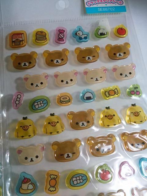 リラックマ&ハート キャンディシール デラックスクリアシール 2枚 < インテリア/ライフ リラックマ&ハート キャンディシール デラックスクリアシール 2枚 < インテリア/ライフの