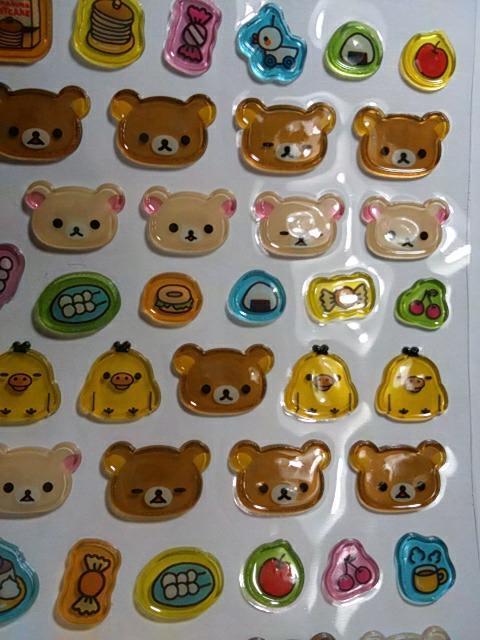 リラックマ&ハート キャンディシール デラックスクリアシール 2枚 < インテリア/ライフ リラックマ&ハート キャンディシール デラックスクリアシール 2枚 < インテリア/ライフの