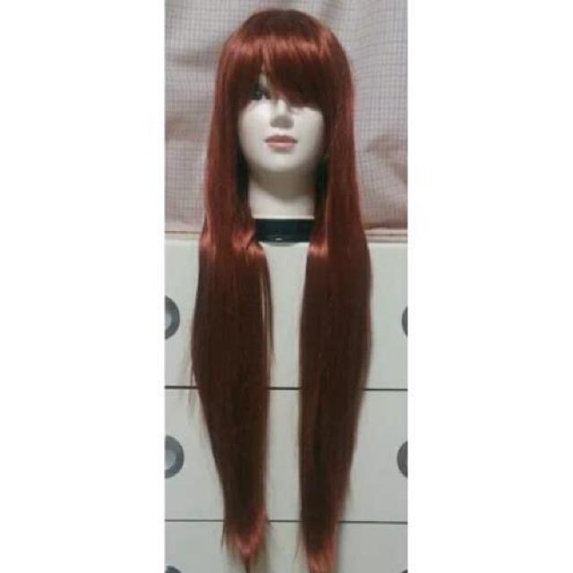 シペラス ロング ストレート ウィッグ レンガオレンジ コスプレ コミケ ハロウィン 仮装 < 女性ファッション シペラス ロング ストレート ウィッグ レンガオレンジ コスプレ コミケ ハロウィン 仮装 < 女性ファッションの