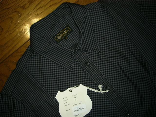 新品BALABUSHKAバラブシュカチェックシャツ3灰薄手グッドイナフ < 男性ファッション 新品BALABUSHKAバラブシュカチェックシャツ3灰薄手グッドイナフ < 男性ファッションの