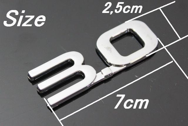 ☆3,0エンブレム/メッキ < 自動車/バイク ☆3,0エンブレム/メッキ < 自動車/バイク