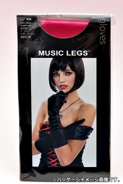 Music Legs サテングローブ 肘丈 パーティー コスプレ用 Hピンク < 女性ファッション Music Legs サテングローブ 肘丈 パーティー コスプレ用 Hピンク < 女性ファッションの
