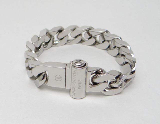 ルイヴィトン M68273 メンズ LVチェーンリンクスブレスレット M シルバー【送料無料】 < ブランド  ルイヴィトン M68273 メンズ LVチェーンリンクスブレスレット M シルバー【送料無料】  < ブランドの