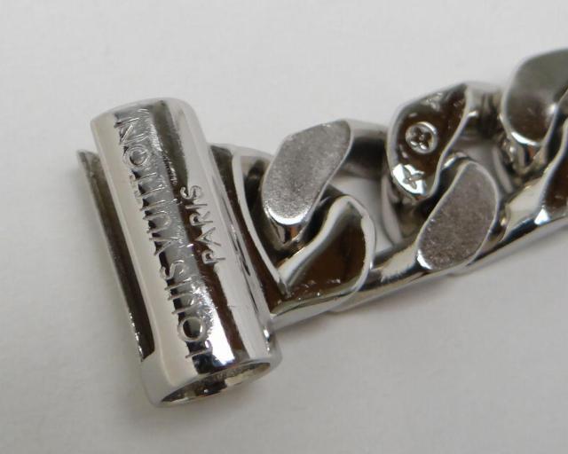 ルイヴィトン M68273 メンズ LVチェーンリンクスブレスレット M シルバー【送料無料】 < ブランド  ルイヴィトン M68273 メンズ LVチェーンリンクスブレスレット M シルバー【送料無料】 < ブランドの