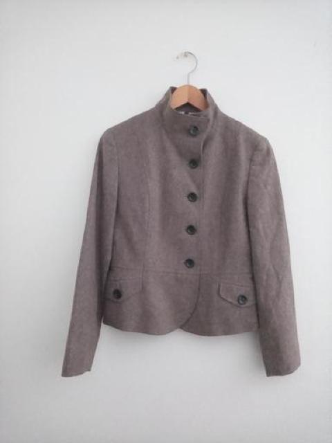 トゥーシー TWO:C◆ジャケット スタンドカラー ラビットファー 羊毛 ウール 38サイズ < 女性ファッション  トゥーシー TWO:C◆ジャケット スタンドカラー ラビットファー 羊毛 ウール 38サイズ < 女性ファッションの