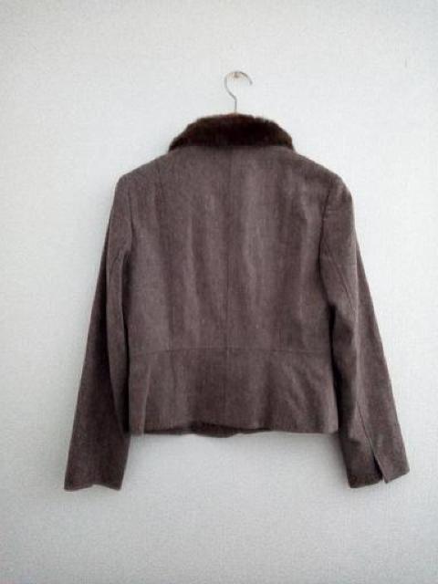 トゥーシー TWO:C◆ジャケット スタンドカラー ラビットファー 羊毛 ウール 38サイズ < 女性ファッション  トゥーシー TWO:C◆ジャケット スタンドカラー ラビットファー 羊毛 ウール 38サイズ < 女性ファッションの