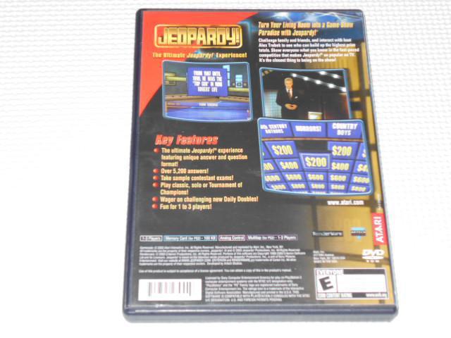 PS2★JEOPARDY 海外版★箱付・説明書付・ソフト付 < ゲーム本体/ソフト  PS2★JEOPARDY 海外版★箱付・説明書付・ソフト付 < ゲーム本体/ソフトの