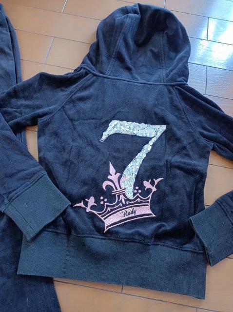 Lady★キラキラどでか7★ベロアジャージ上下セット★着心地触り心地抜群★カッコ可愛い★ < ブランド  Lady★キラキラどでか7★ベロアジャージ上下セット★着心地触り心地抜群★カッコ可愛い★  < ブランドの