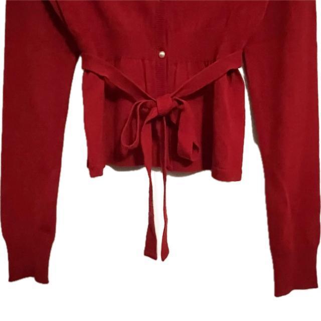 MILK ワンポイント 刺繍 長袖 ニット カーディガン < ブランド MILK ワンポイント 刺繍 長袖 ニット カーディガン < ブランドの