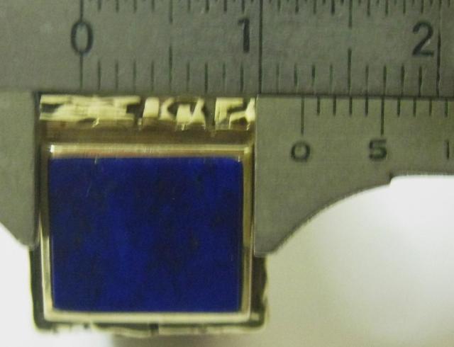 極美品 男女兼用 585 K14 14金リング指輪 印台 ラピスラズリー #19 < 女性アクセサリー/時計 極美品 男女兼用 585 K14 14金リング指輪 印台 ラピスラズリー #19 < 女性アクセサリー/時計の