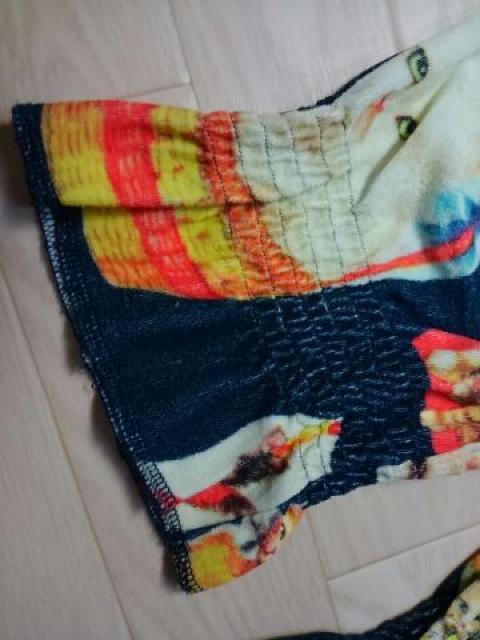 ●ムチャチャ● ネコ柄転写プリ パイル生地パンツ M < ブランド ●ムチャチャ● ネコ柄転写プリ パイル生地パンツ M < ブランドの