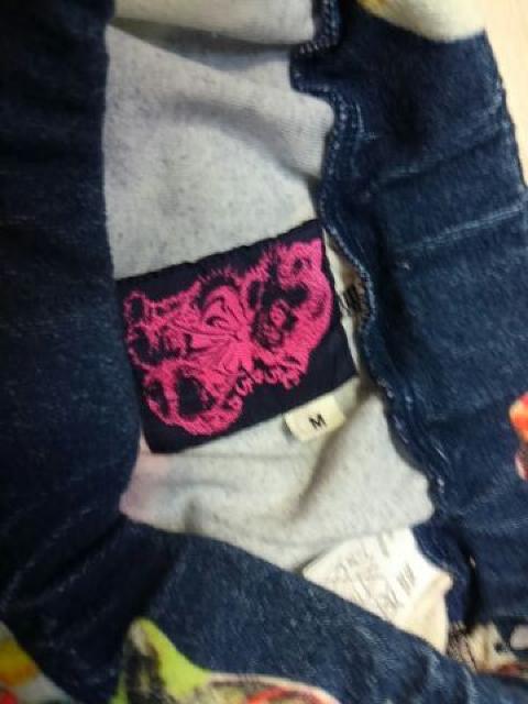 ●ムチャチャ● ネコ柄転写プリ パイル生地パンツ M < ブランド ●ムチャチャ● ネコ柄転写プリ パイル生地パンツ M < ブランドの