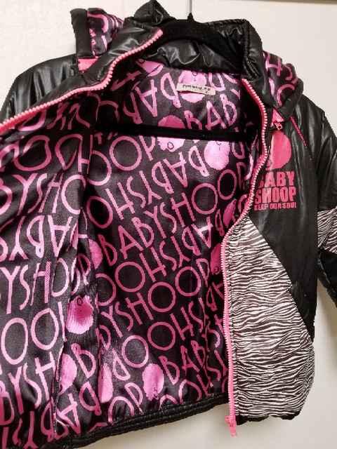 baby shoop ロゴロゴゼブラジップアップダウンジャケットコート < ブランド  baby shoop ロゴロゴゼブラジップアップダウンジャケットコート < ブランドの