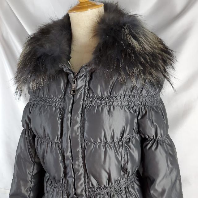 ★492★B・Z★超可愛い!フリル使い&ダウン!ロングコート★M < 女性ファッション  ★492★B・Z★超可愛い!フリル使い&ダウン!ロングコート★M < 女性ファッションの