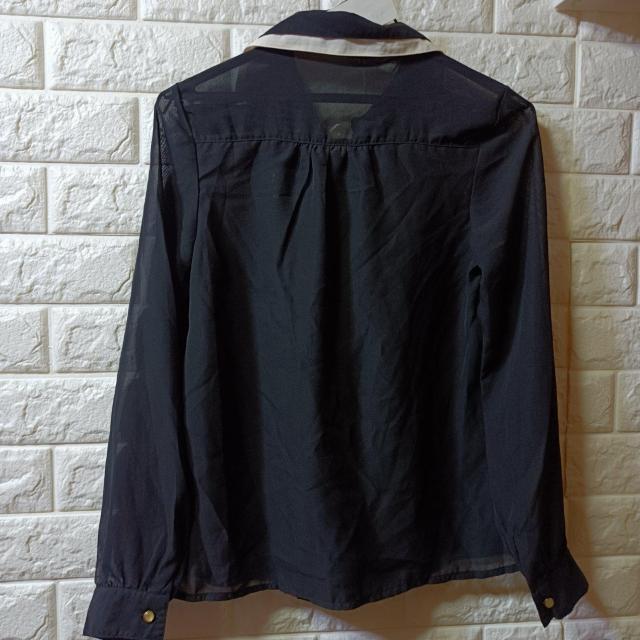 LAZY DAISY★新品タグ付★2枚襟フリルシアーシャツ < 女性ファッション  LAZY DAISY★新品タグ付★2枚襟フリルシアーシャツ < 女性ファッションの