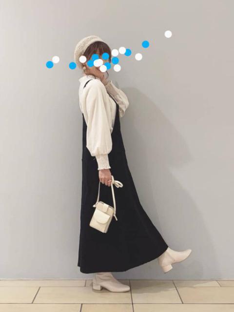 …studio CLIP… エプロン ジャンパースカート 新品 black < ブランド …studio CLIP… エプロン ジャンパースカート 新品 black < ブランドの