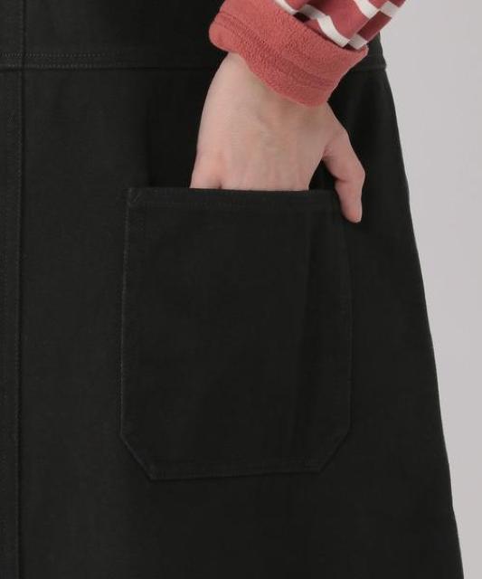 …studio CLIP… エプロン ジャンパースカート 新品 black < ブランド …studio CLIP… エプロン ジャンパースカート 新品 black < ブランドの