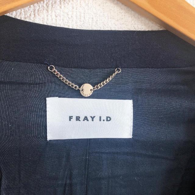◆FRAY I.D/フレイアイディー◆ダンボールニットコート★ネイビー1*美品♪秋コーデ < ブランド  ◆FRAY I.D/フレイアイディー◆ダンボールニットコート★ネイビー1*美品♪秋コーデ < ブランドの