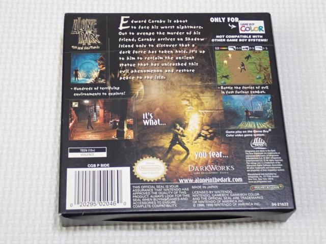 GBALONE IN THE DARK THE NEW NIGHTMARE CO kĔ  Q[{/\tg 