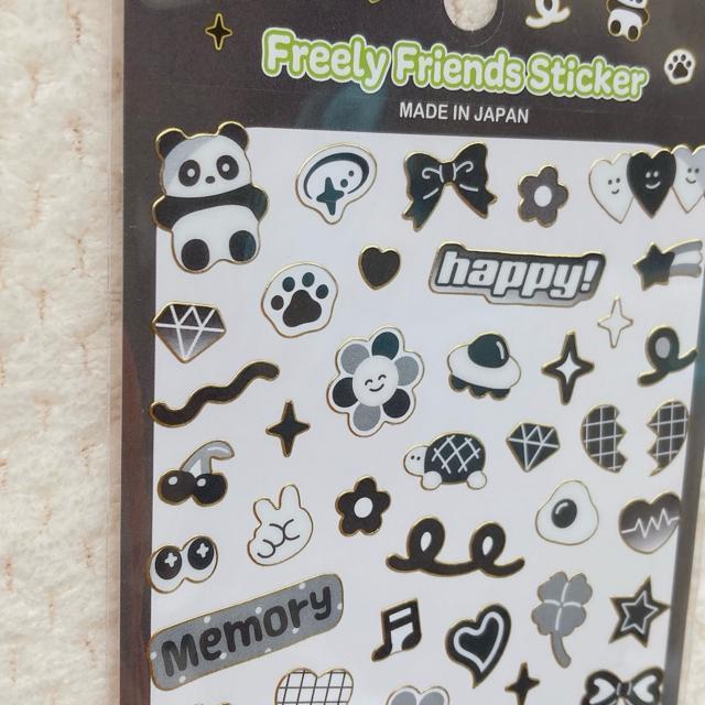 新品 モノクロデザイン パンダ シール ステッカー デコ コラージュ 素材 シール帳 N2m < インテリア/ライフ 新品 モノクロデザイン パンダ シール ステッカー デコ コラージュ 素材 シール帳 N2m < インテリア/ライフの