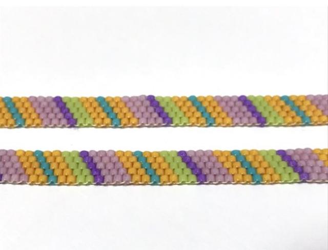 hハンドメイド〓マグネットビーズブレスレット男女ペア〓マルチストライプ < 女性ファッション hハンドメイド〓マグネットビーズブレスレット男女ペア〓マルチストライプ < 女性ファッションの