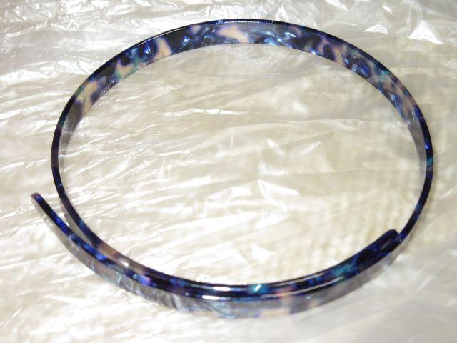 未使用☆ネックレス*マーブルアセチ*チョーカー(ブルー系) < 女性アクセサリー/時計 未使用☆ネックレス*マーブルアセチ*チョーカー(ブルー系) < 女性アクセサリー/時計の