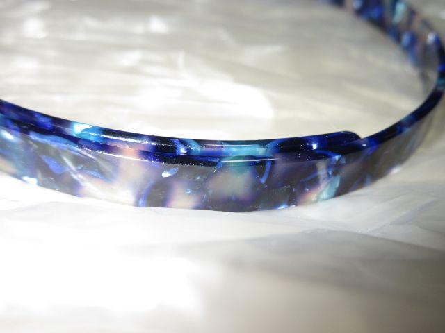 未使用☆ネックレス*マーブルアセチ*チョーカー(ブルー系) < 女性アクセサリー/時計 未使用☆ネックレス*マーブルアセチ*チョーカー(ブルー系) < 女性アクセサリー/時計の