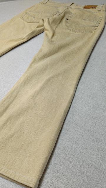 美品★イズキール★EZEKIEL★W81★ストレートデニム★デニム★メンズデニム★ベージュ★ユニセックス★カラーデニム★送料無料 < 男性ファッション  美品★イズキール★EZEKIEL★W81★ストレートデニム★デニム★メンズデニム★ベージュ★ユニセックス★カラーデニム★送料無料 < 男性ファッションの