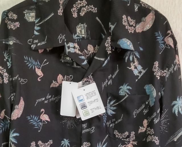 新品●●アロハシャツ●フラミンゴ●カー●4L < 男性ファッション  新品●●アロハシャツ●フラミンゴ●カー●4L < 男性ファッションの