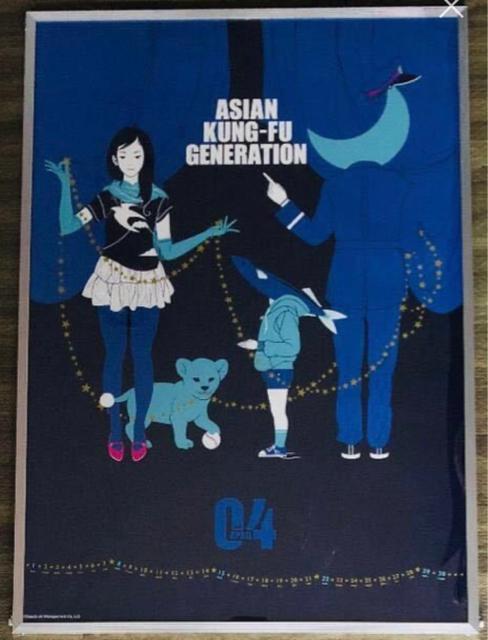 《アジカン》ポスター 中村佑介 アジアンカンフージェネレーション ミュージシャン ヴィンテージ デザイナー インテリア ROCK < タレントグッズ  《アジカン》ポスター 中村佑介 アジアンカンフージェネレーション ミュージシャン ヴィンテージ デザイナー インテリア ROCK  < タレントグッズの