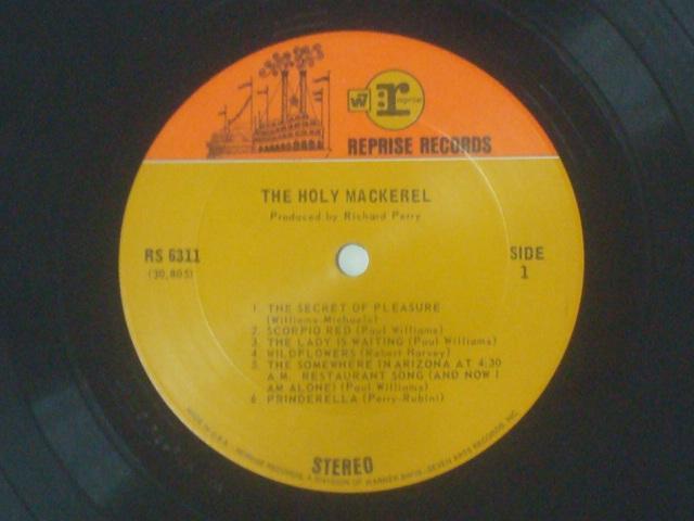 same / THE HOLY MACKEREL US.org盤LP < CD/DVD/ビデオ  same / THE HOLY MACKEREL US.org盤LP < CD/DVD/ビデオの