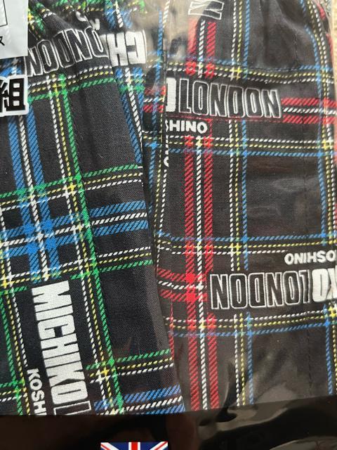 Mサイズ!2枚組ブランド品!MICHIKO LONDON KOSHINO!タータンチェック柄!高貴に素敵!前開きあり!トランクス! < 男性ファッション  Mサイズ!2枚組ブランド品!MICHIKO LONDON KOSHINO!タータンチェック柄!高貴に素敵!前開きあり!トランクス! < 男性ファッションの