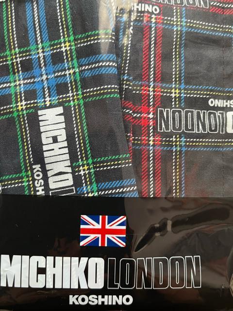 Mサイズ!2枚組ブランド品!MICHIKO LONDON KOSHINO!タータンチェック柄!高貴に素敵!前開きあり!トランクス! < 男性ファッション  Mサイズ!2枚組ブランド品!MICHIKO LONDON KOSHINO!タータンチェック柄!高貴に素敵!前開きあり!トランクス! < 男性ファッションの