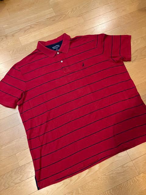 NAUTIKA ノーチカ 超超大きいsize 3XLボーダーポロカノコシャツ < 男性ファッション NAUTIKA ノーチカ 超超大きいsize 3XLボーダーポロカノコシャツ < 男性ファッションの