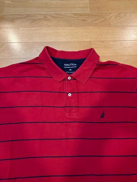 NAUTIKA ノーチカ 超超大きいsize 3XLボーダーポロカノコシャツ < 男性ファッション NAUTIKA ノーチカ 超超大きいsize 3XLボーダーポロカノコシャツ < 男性ファッションの