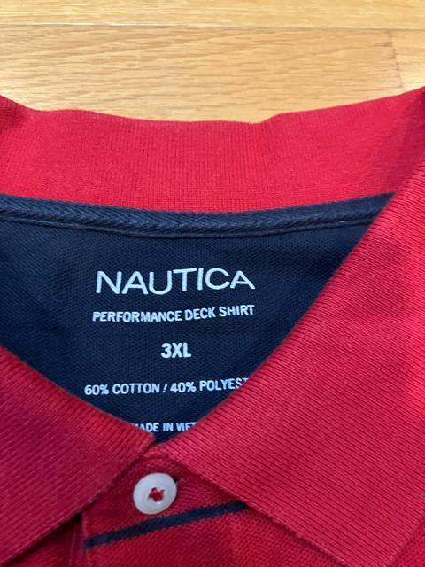 NAUTIKA ノーチカ 超超大きいsize 3XLボーダーポロカノコシャツ < 男性ファッション NAUTIKA ノーチカ 超超大きいsize 3XLボーダーポロカノコシャツ < 男性ファッションの