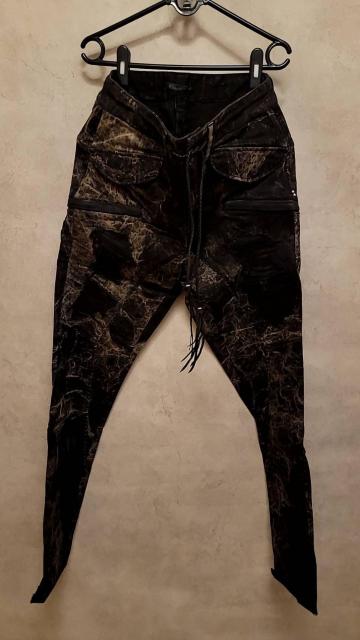 新品KMRIIケムリ CRUSH ENGINEER DROP TWILL PANTS 2BLACKKHAKI < ブランド 新品KMRIIケムリ CRUSH ENGINEER DROP TWILL PANTS 2BLACKKHAKI < ブランドの