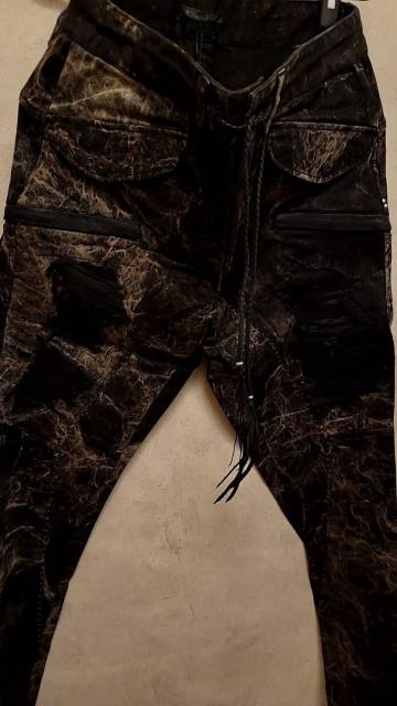 新品KMRIIケムリ CRUSH ENGINEER DROP TWILL PANTS 2BLACKKHAKI < ブランド 新品KMRIIケムリ CRUSH ENGINEER DROP TWILL PANTS 2BLACKKHAKI < ブランドの