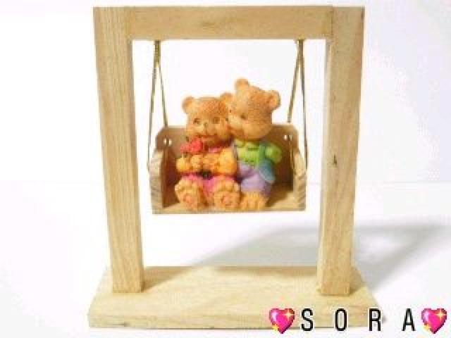 可愛い♪木製&樹脂製 カントリーラブラブくまさん《揺れるブランコ》T < おもちゃ 可愛い♪木製&樹脂製 カントリーラブラブくまさん《揺れるブランコ》T < おもちゃの