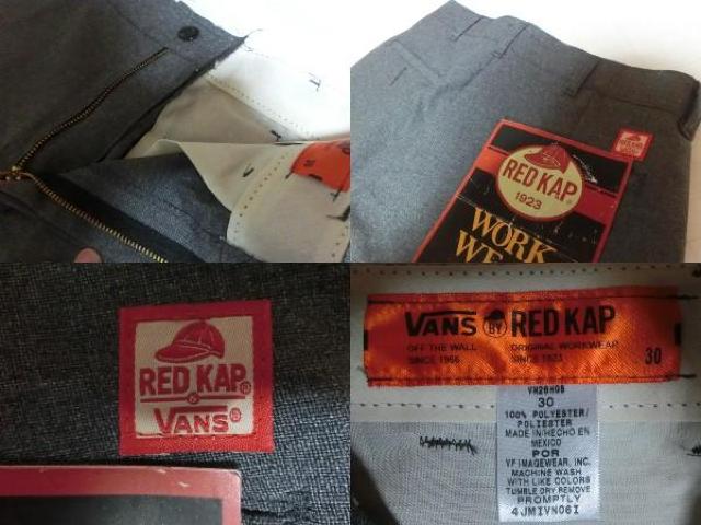 レア USA購入【VANS】x【REDKAP】コラボ ワークハーフP 30インチ < 男性ファッション  レア USA購入【VANS】x【REDKAP】コラボ ワークハーフP 30インチ < 男性ファッションの