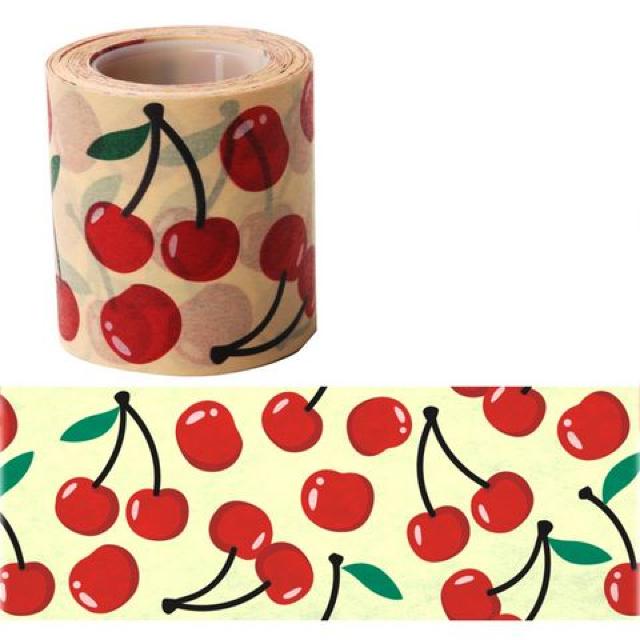 台湾文具Funtapeマスキングテープさくらんぼサクランボチェリー5cm幅15メートル < インテリア/ライフ  台湾文具Funtapeマスキングテープさくらんぼサクランボチェリー5cm幅15メートル  < インテリア/ライフの