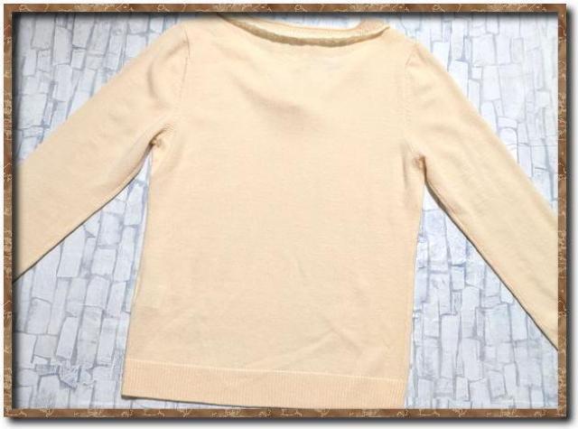 ニューヨーカー リボン&レース付きウールニット アイボリー < ブランド  ニューヨーカー リボン&レース付きウールニット アイボリー < ブランドの