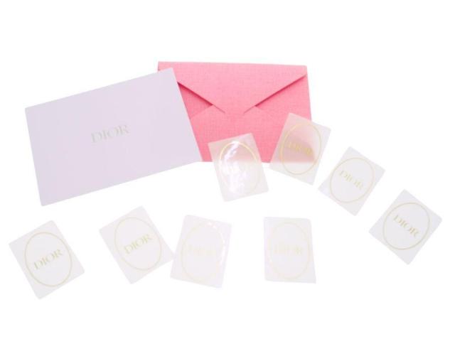 クリスチャンディオール クリアステッカー 楕円形 ラッピング 封筒&メッセージカード付き DIOR【正規品】 < ブランド クリスチャンディオール クリアステッカー 楕円形 ラッピング 封筒&メッセージカード付き DIOR【正規品】 < ブランドの