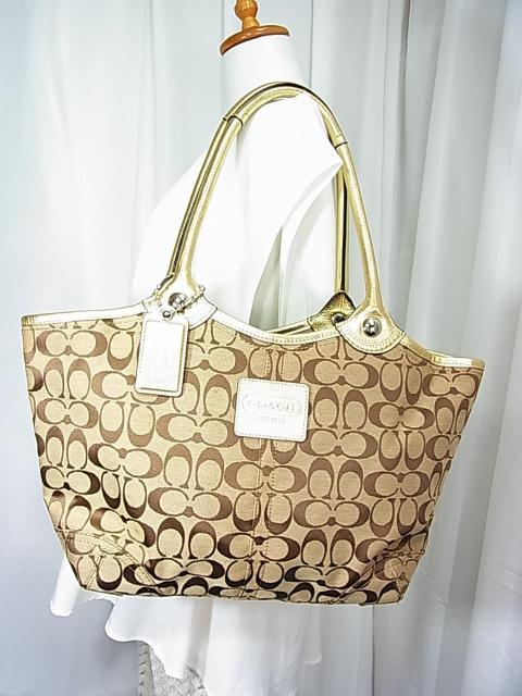 500~X^Ki Ǖi COACH R[` g[gobO 14385@x[W@S[h