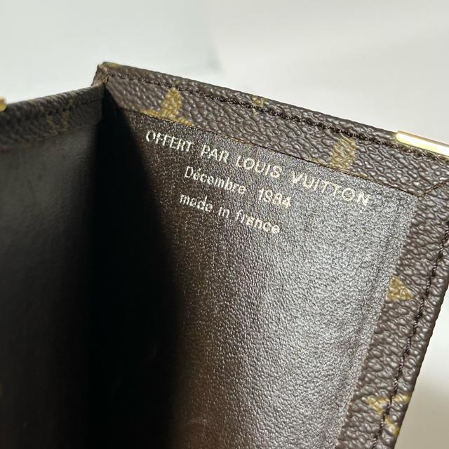 希少品 LOUIS VUITTON ルイヴィトン モノグラム チケットケース 小切手ケース 1984年 OFFERT PAR < ブランド 希少品 LOUIS VUITTON ルイヴィトン モノグラム チケットケース 小切手ケース 1984年 OFFERT PAR < ブランドの