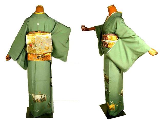 色留袖 卓越技能者 現代の名工 和田光正 金彩友禅 本金箔 吉祥文様 さが美扱い 身丈166cm 裄67.5cm T3690 < 女性ファッション 色留袖 卓越技能者 現代の名工 和田光正 金彩友禅 本金箔 吉祥文様 さが美扱い 身丈166cm 裄67.5cm T3690 < 女性ファッションの