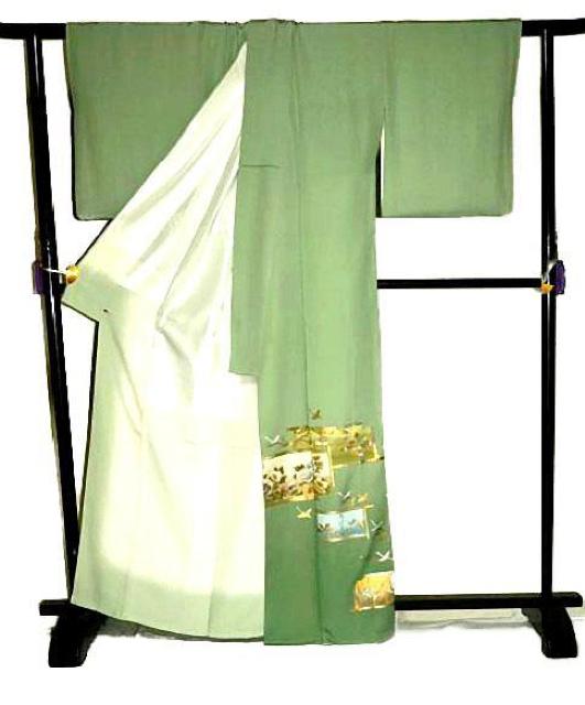 色留袖 卓越技能者 現代の名工 和田光正 金彩友禅 本金箔 吉祥文様 さが美扱い 身丈166cm 裄67.5cm T3690 < 女性ファッション 色留袖 卓越技能者 現代の名工 和田光正 金彩友禅 本金箔 吉祥文様 さが美扱い 身丈166cm 裄67.5cm T3690 < 女性ファッションの