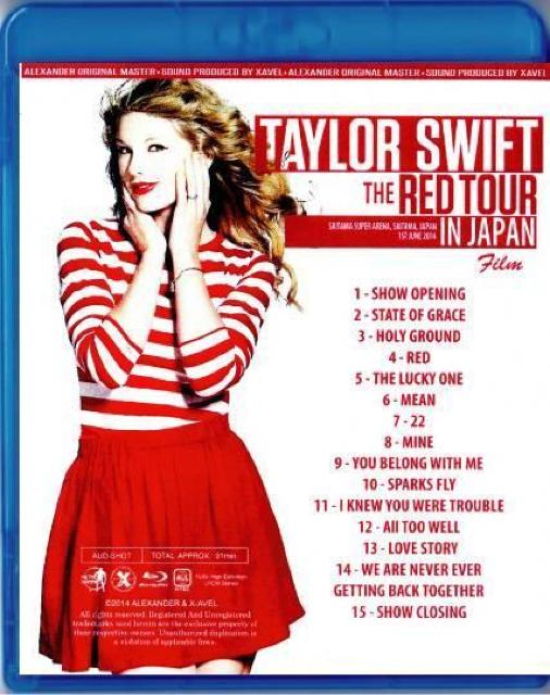 Taylor Swift 2014 ʃCuIeC[XEBtg(Blu-Ray)  CD/DVD/rfI 
