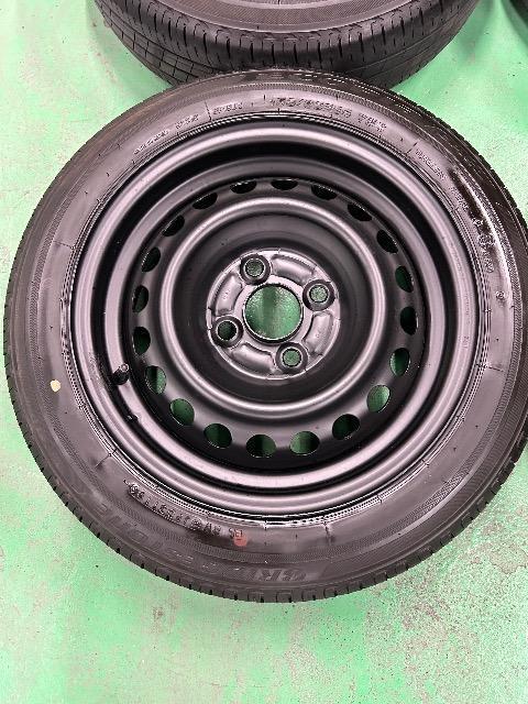 7072027)激安美品軽自動車ツライチ艶消しブラックスチールホイール中古BSエコピアタイヤセット4本155/65R14送料無料 < 自動車/バイク 7072027)激安美品軽自動車ツライチ艶消しブラックスチールホイール中古BSエコピアタイヤセット4本155/65R14送料無料 < 自動車/バイク